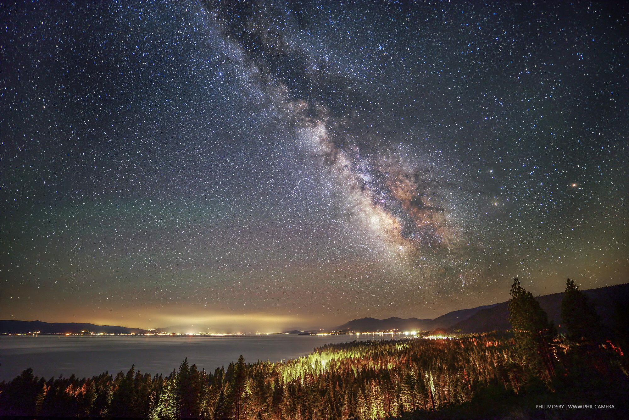The Milky Way over the West Shore o
