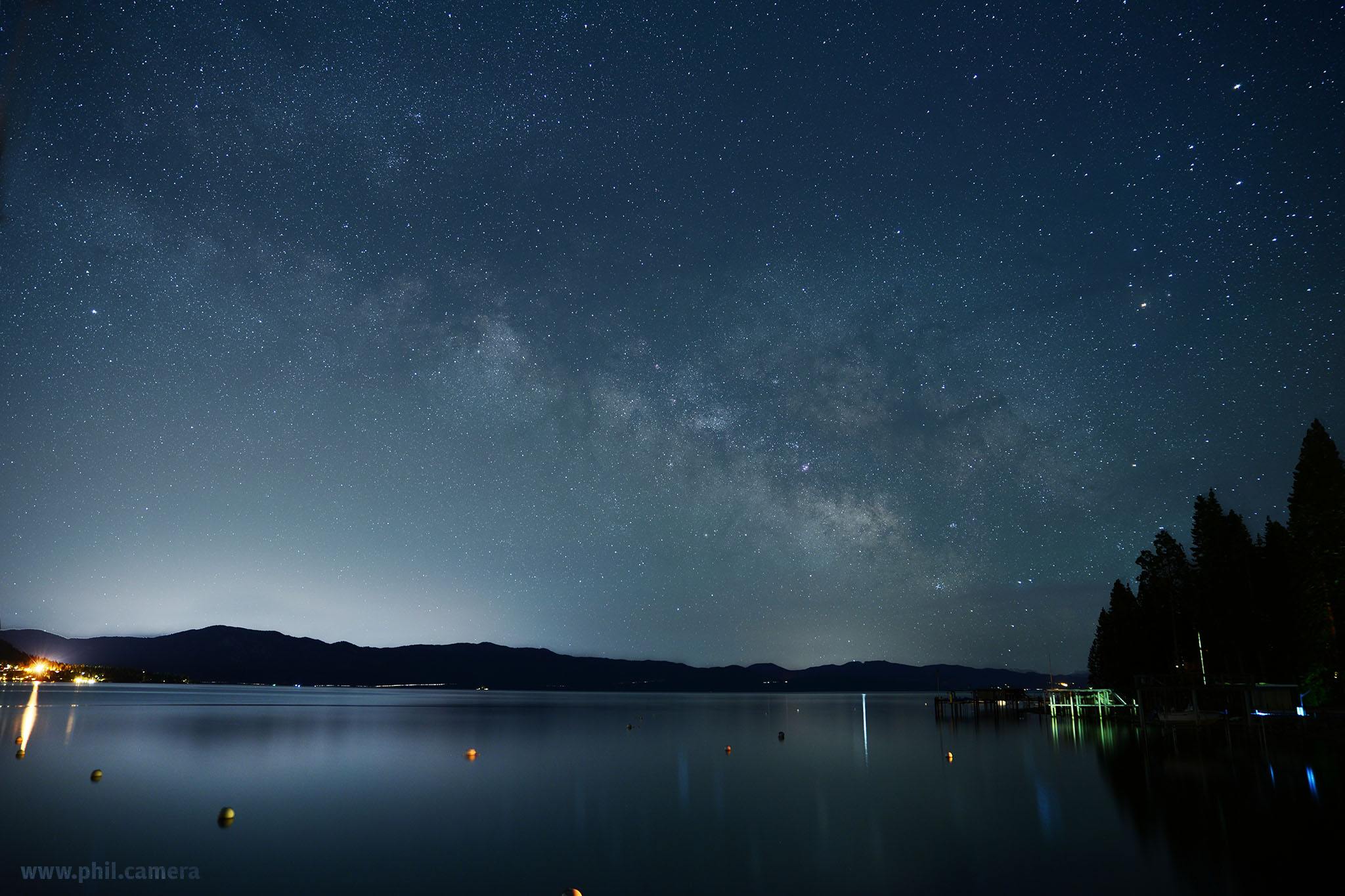 June Milky Way over Lake Tahoe (3 o