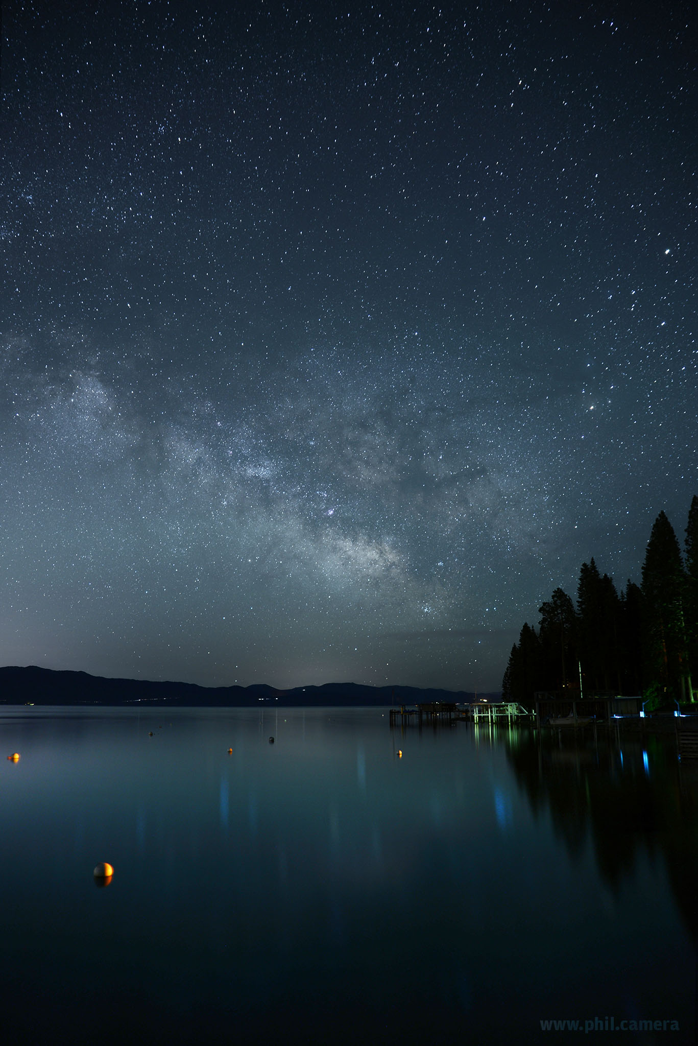 June Milky Way over Lake Tahoe (2 o