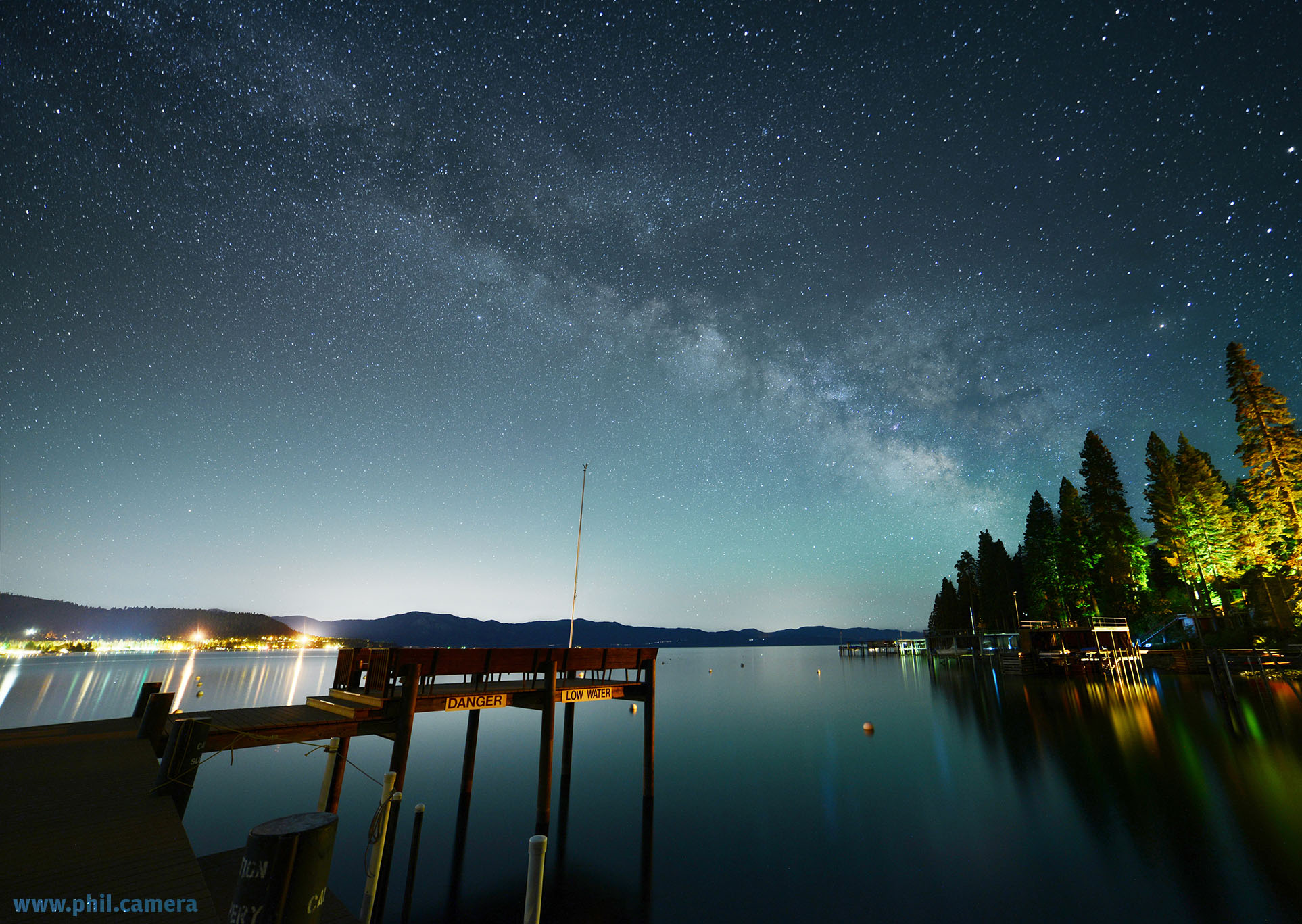 June Milky Way over Lake Tahoe (1 o