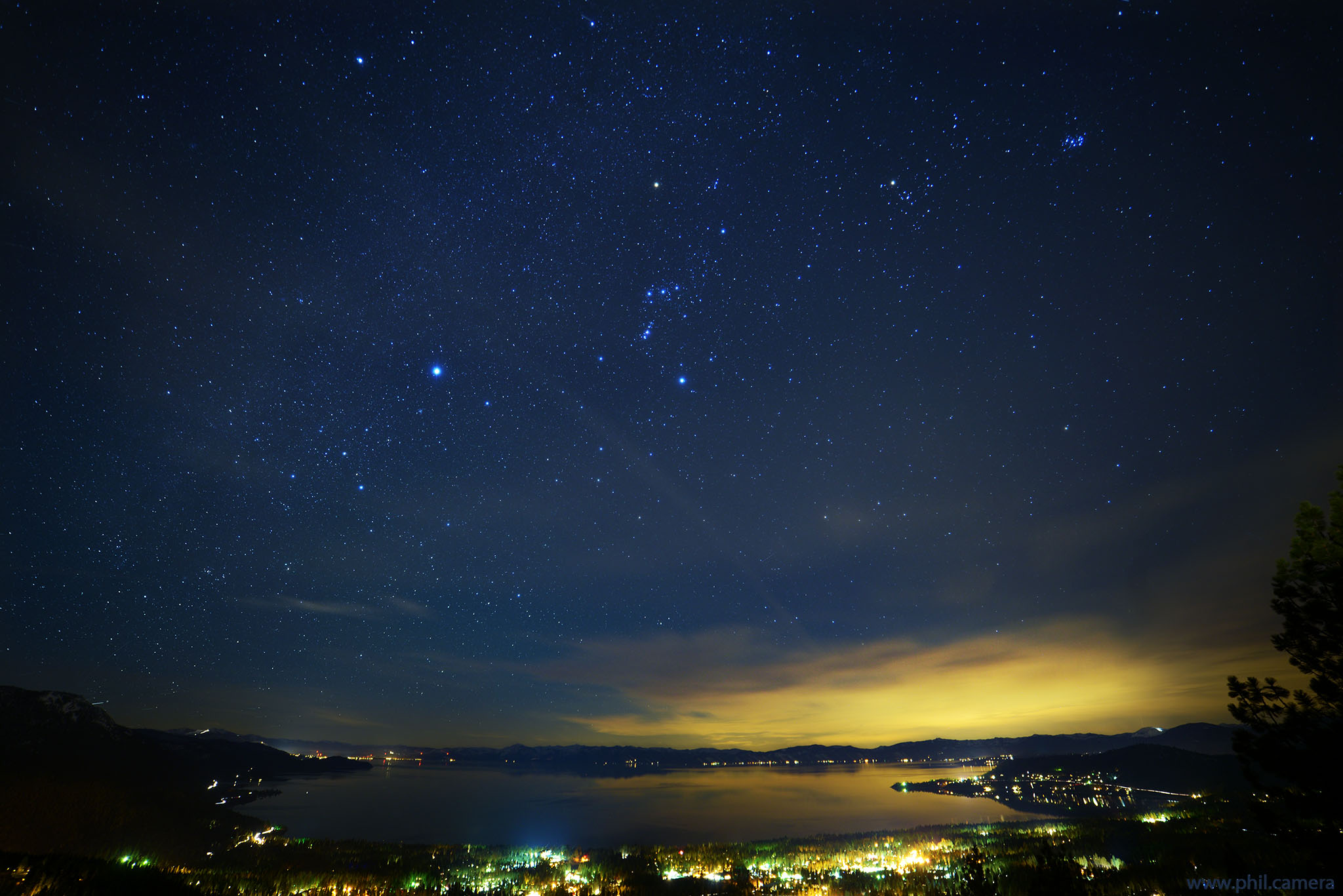 Winter Stars over Tahoe, looking So