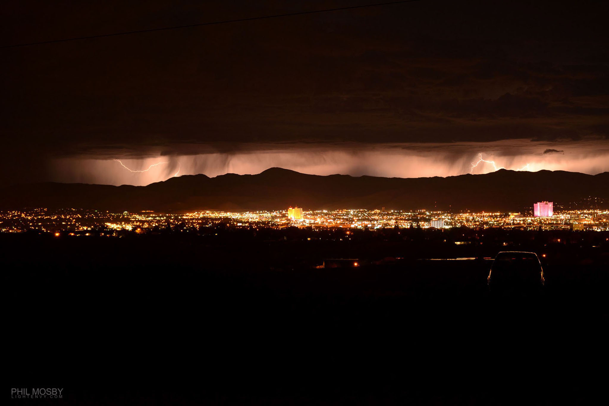 Lightning over Reno