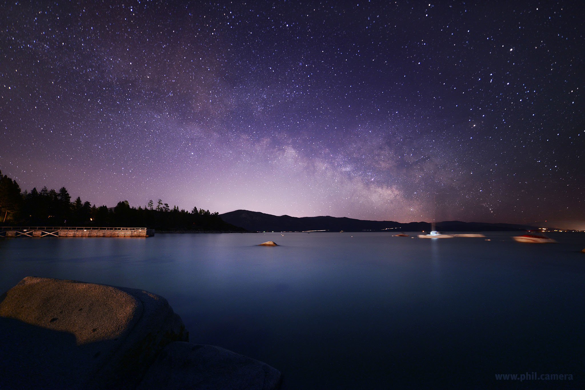 Milky Way over Tahoe Blue 06/17/201