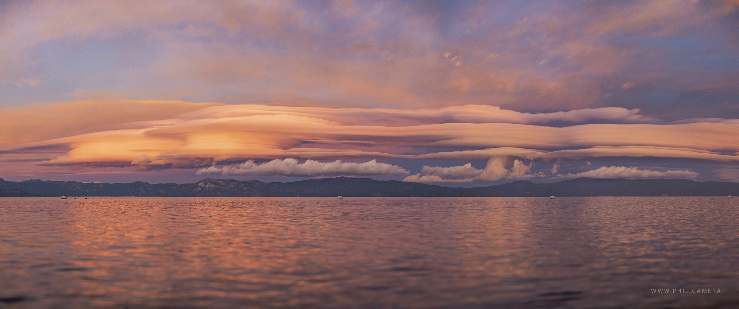 Majestic Lenticular clouds over Lak