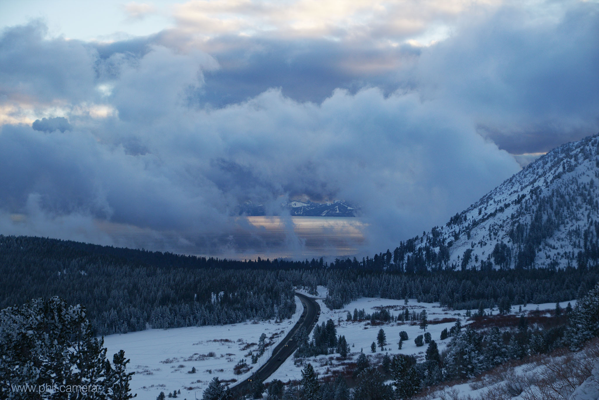 Tahoe Peaking Through 03/02/2015