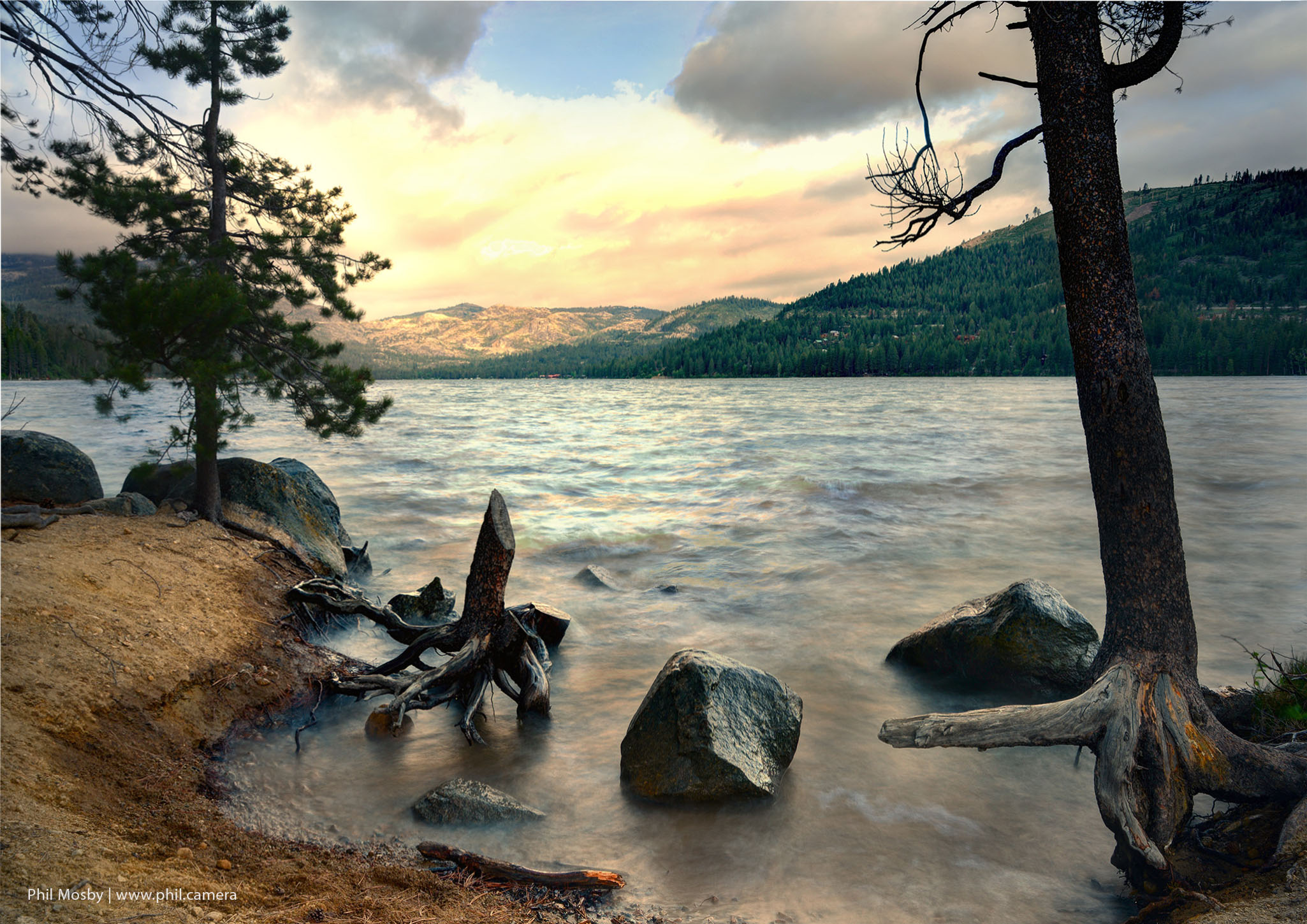 Stillness and Motion on Donner Lake