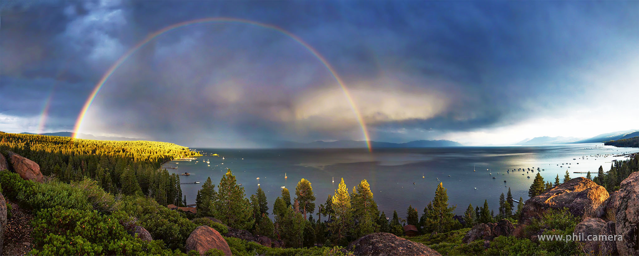 Magic Light on Lake Tahoe - an almo