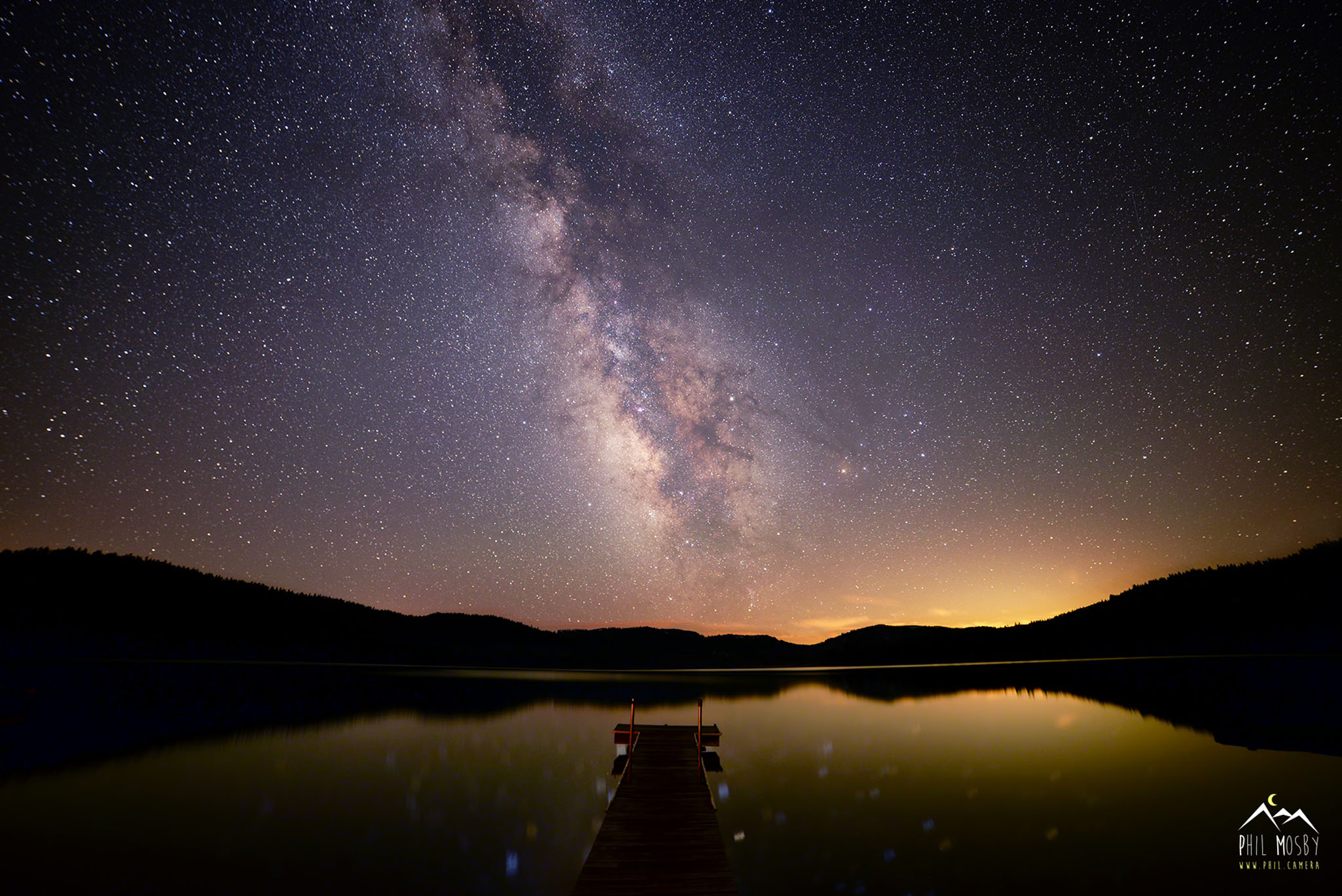 Milky Way over Webber Lake, CA. A q